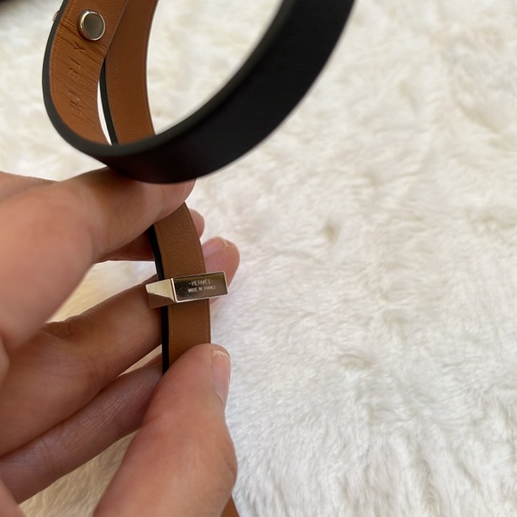 Hermes leather bracelet - Picture 3 of 6